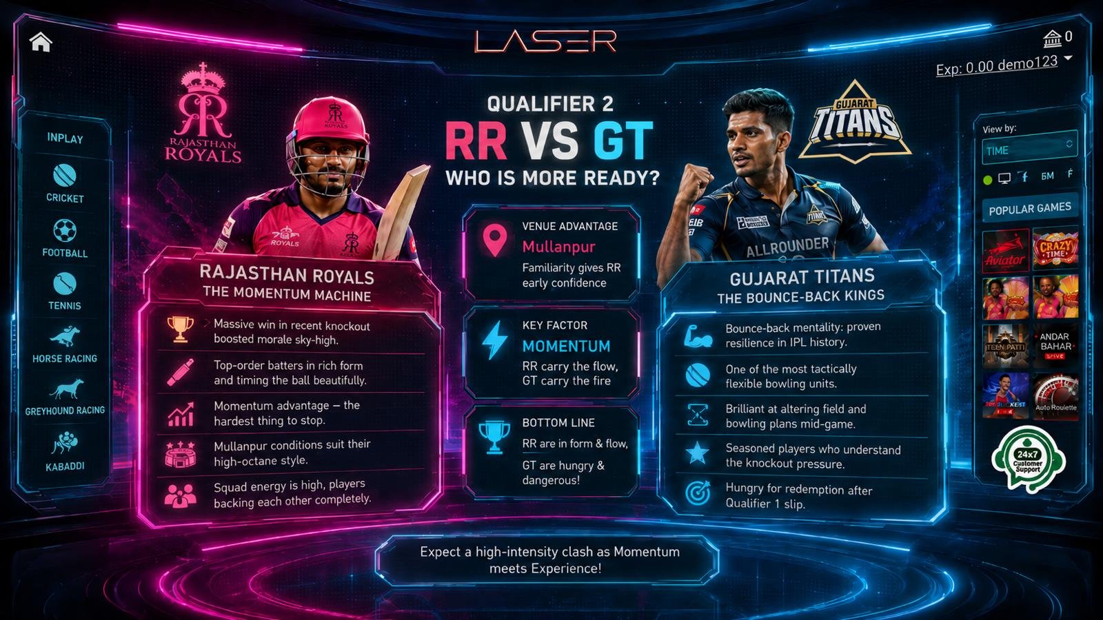 IPL 2026 Qualifier 2 Prediction: Kaun Jeetega Aaj KaMaha-Match? Gujarat Titans vs Rajasthan RoyalsTeam Strengths, Weaknesses & Full Match Analysis