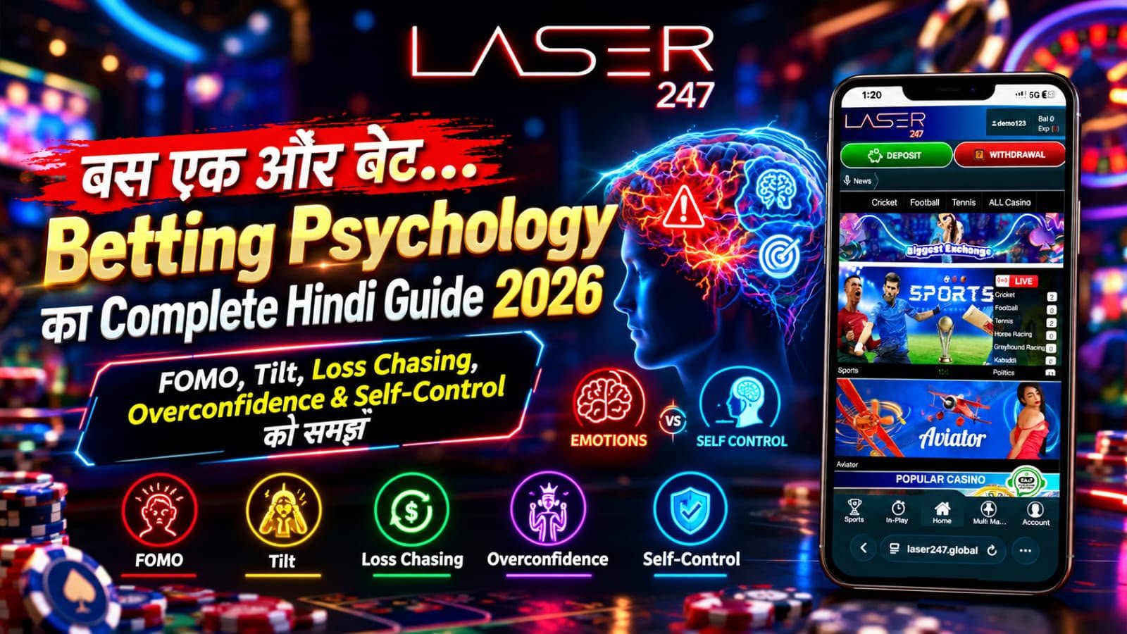 Bas Ek Aur Bet… Betting Psychology Ka Complete Hindi Guide 2026