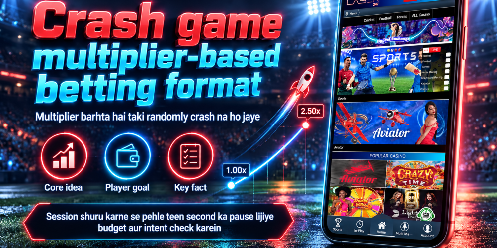 Smartphone display with a green multiplier curve increasing from 1.00x to 2.50x no visible numbers or text